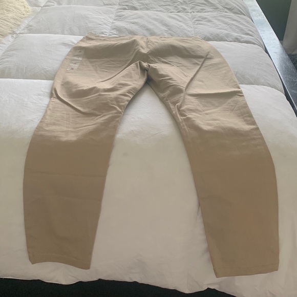 Women Size 14 Short Skinny Stretch Khaki Pants - Picture 1 of 5